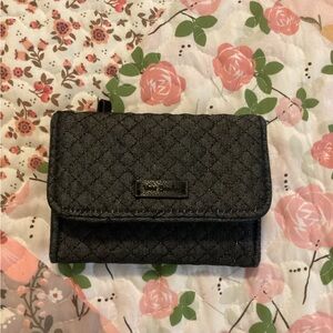 Vera Bradley Black Quilted Wallet